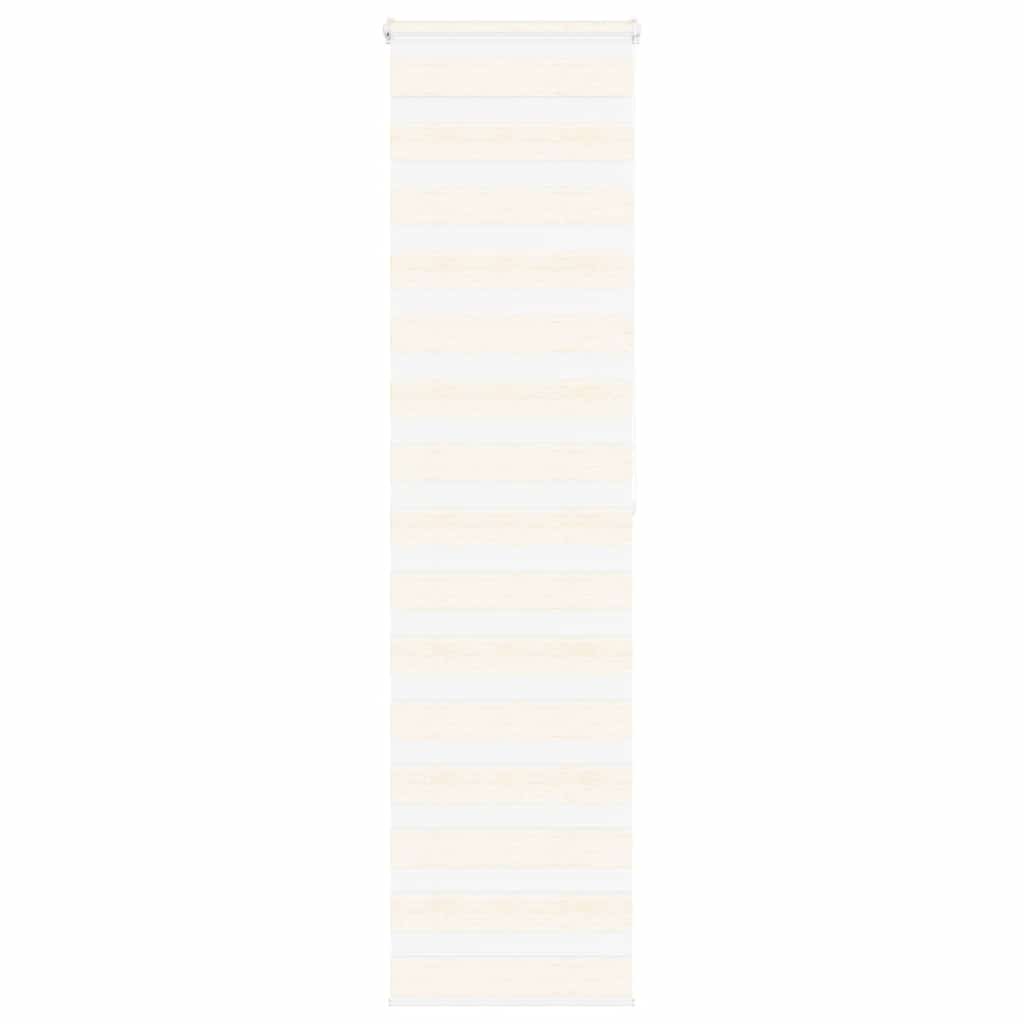 Vidaxl Zebra Roller Blind 55x200 cm Staubbreite 50,9 cm Marmerbeige