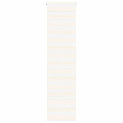 Vidaxl Zebra Roller Blind 55x200 cm Staubbreite 50,9 cm Marmerbeige