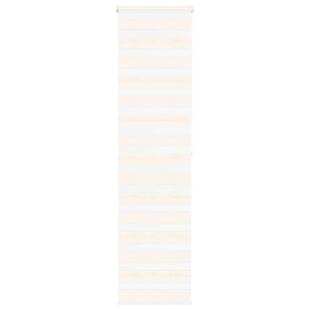 Vidaxl Zebra Roller Blind 60x200 cm Staubbreite Marmor Beige 55,9 cm