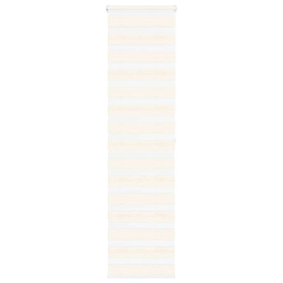 Vidaxl Zebra Roller Blind 60x200 cm Staubbreite Marmor Beige 55,9 cm