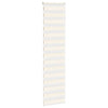 Vidaxl Zebra Roller Blind 65x200 cm Staubbreite 60,9 cm MarbleBige