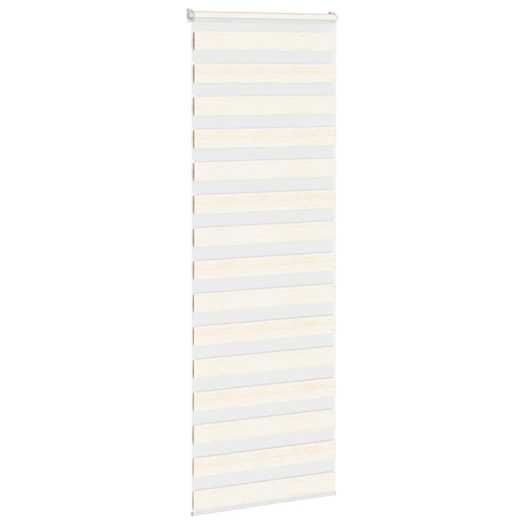 Vidaxl Zebra Roller Blind 70x200 cm Staubbreite 65,9 cm Marmerbeige