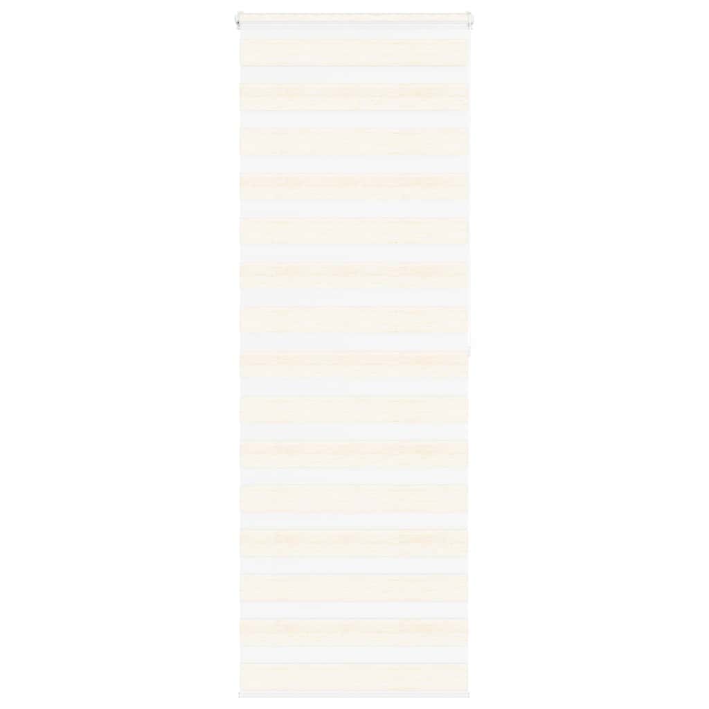 Vidaxl Zebra Roller Blind 75x200 cm Staubbreite 70,9 cm Marmerbeige