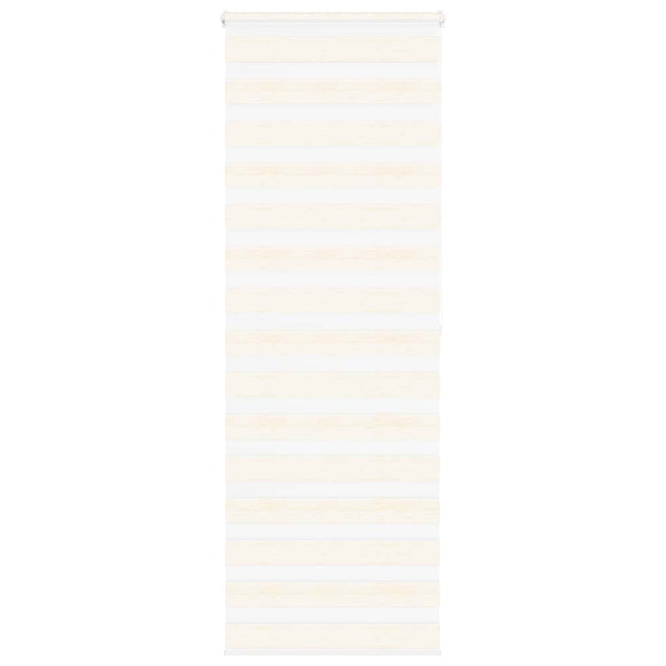 Vidaxl Zebra Roller Blind 85x200 cm Staubbreite 80,9 cm Marmerbeige