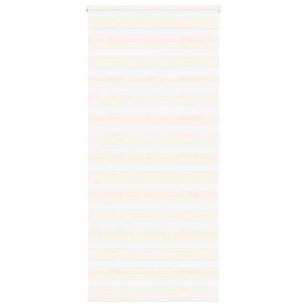 Vidaxl Zebra Roller Blind 100x200 cm Staubbreite 95,9 cm Marmerbeige