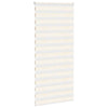 Vidaxl Zebra Roller Blind 100x200 cm Staubbreite 95,9 cm Marmerbeige