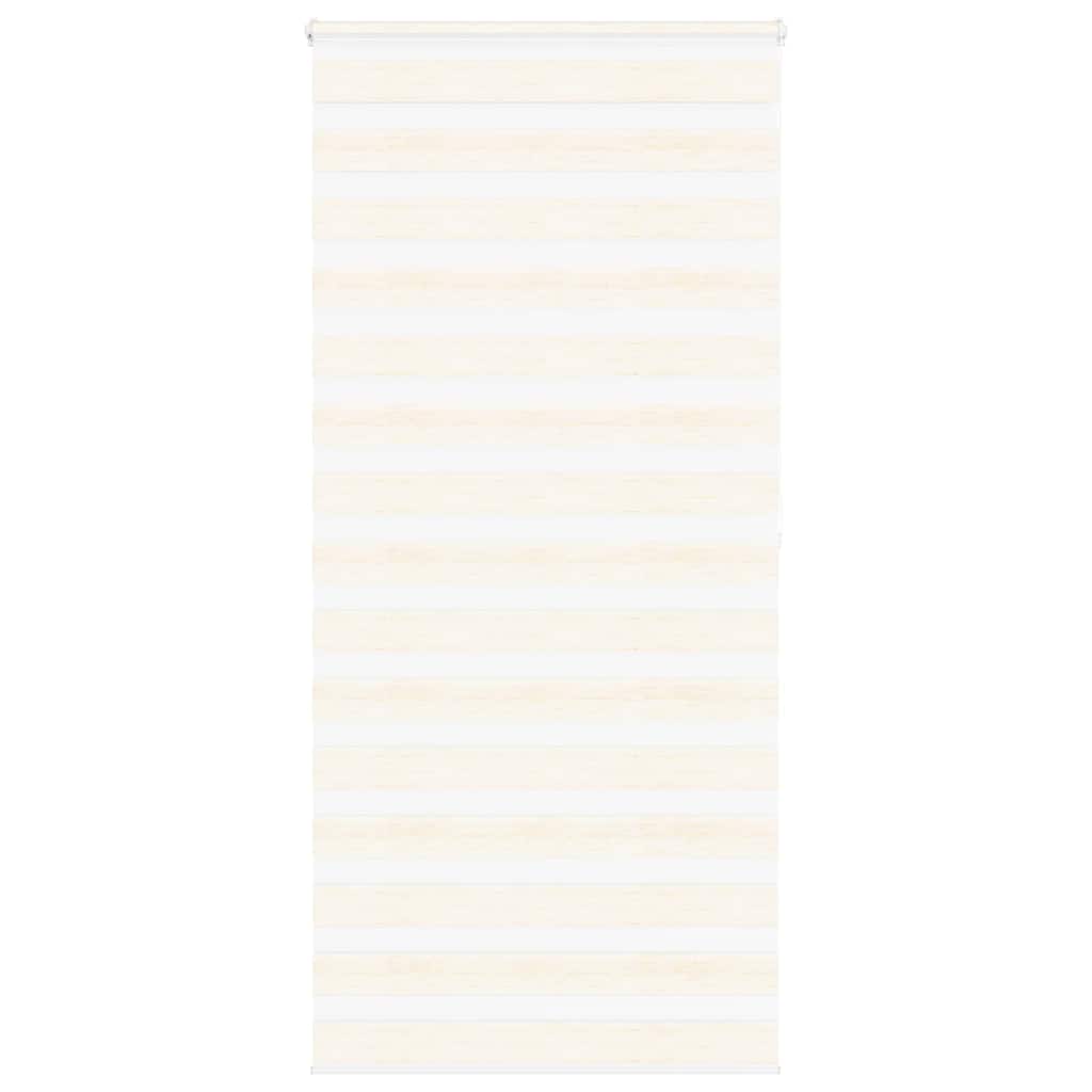 Vidaxl Zebra Roller Blind 105x200 cm Staubbreite 100,9 cm Marmerbeige