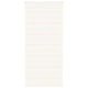 Vidaxl Zebra Roller Blind 105x200 cm Staubbreite 100,9 cm Marmerbeige