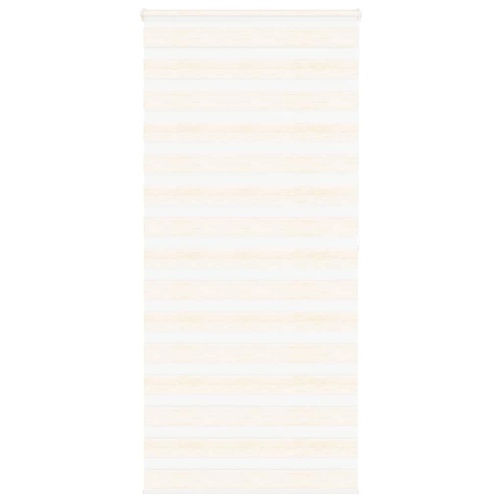 Vidaxl Zebra Roller Blind 115x200 cm Staubbreite 110,9 cm Marmerbeige