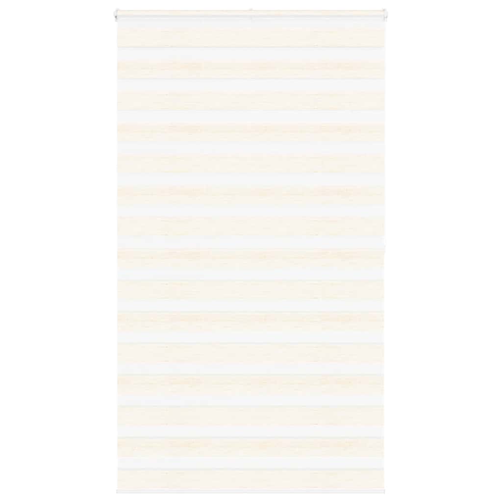Vidaxl Zebra Roller Blind 120x200 cm Staubbreite 115,9 cm Marmerbeige