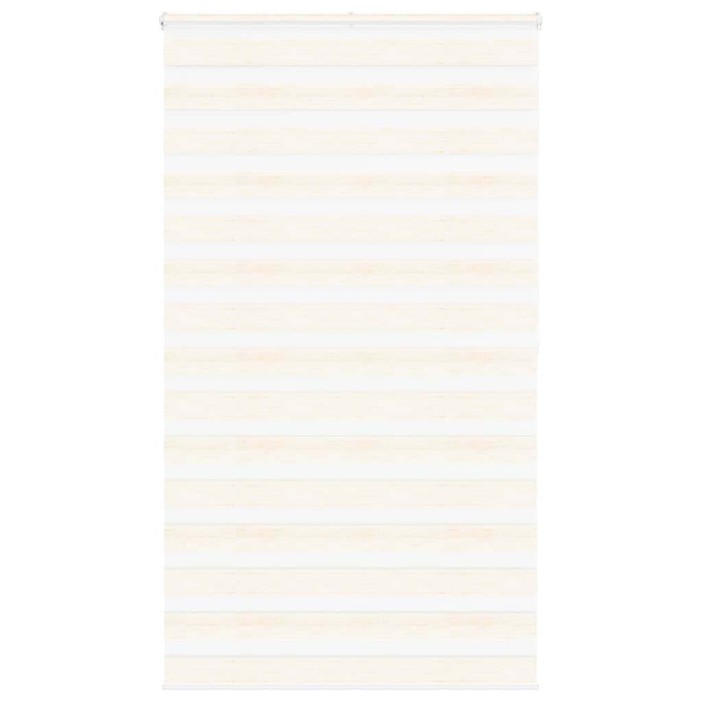 Vidaxl Zebra Roller Blind 125x200 cm Stoffbreite 120,9 cm Marmerbeige