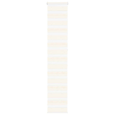 Vidaxl Zebra Roller Blind 40x230 cm Stoffbreite 35,9 cm Marmerbeige