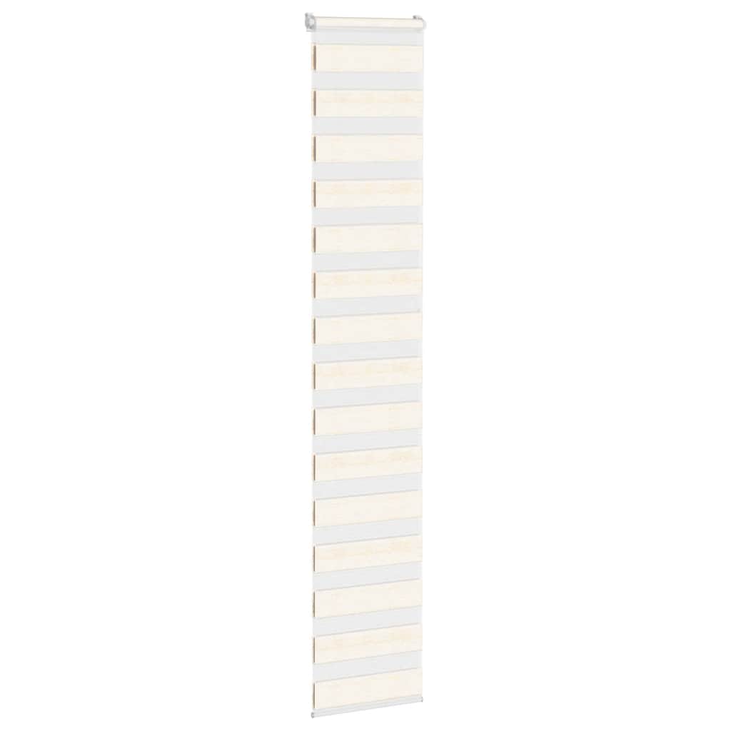 Vidaxl Zebra Roller Blind 45x230 cm Staubbreite 40,9 cm Marmerbeige