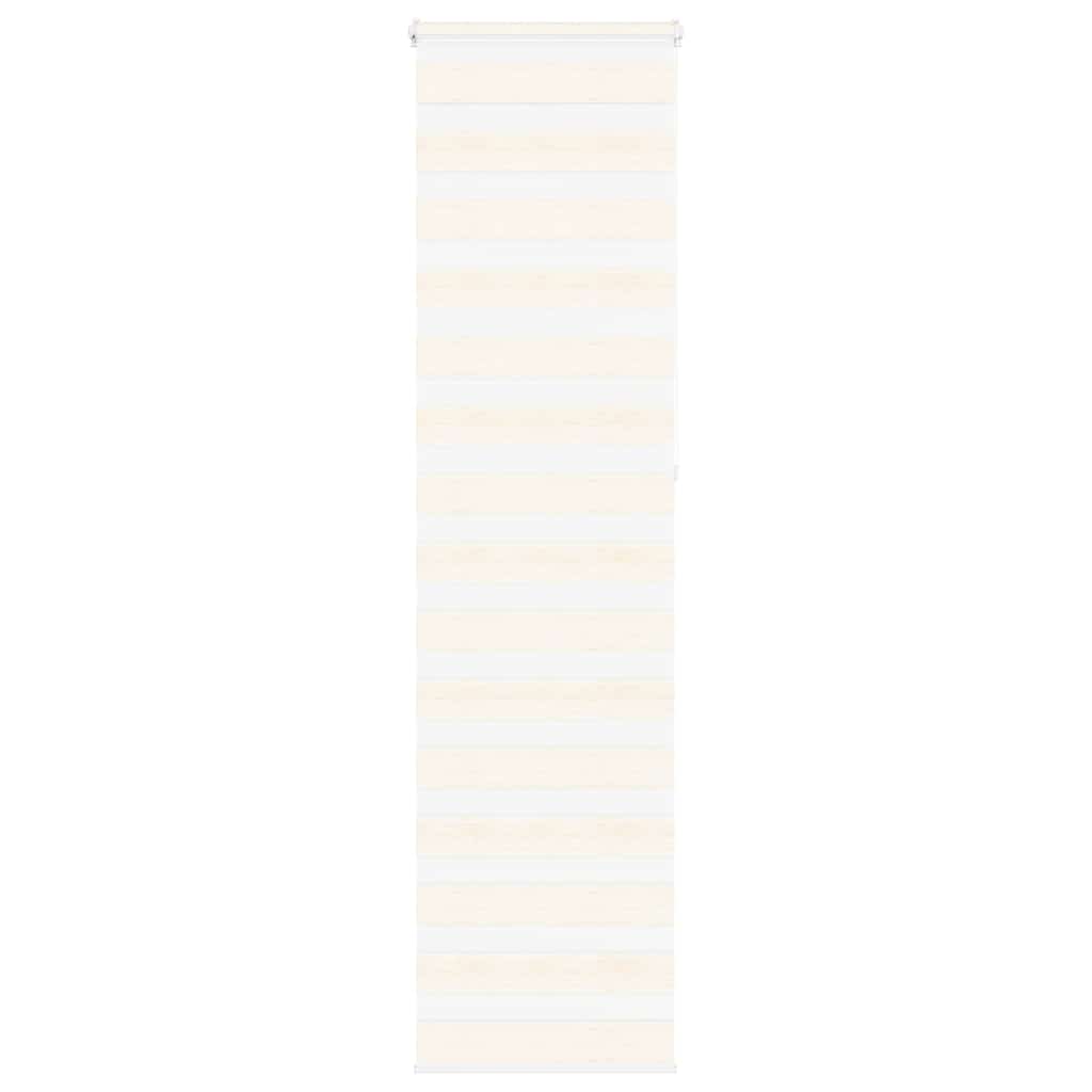 Vidaxl Zebra Roller Blind 55x230 cm Stoffbreite 50,9 cm Marmerbeige