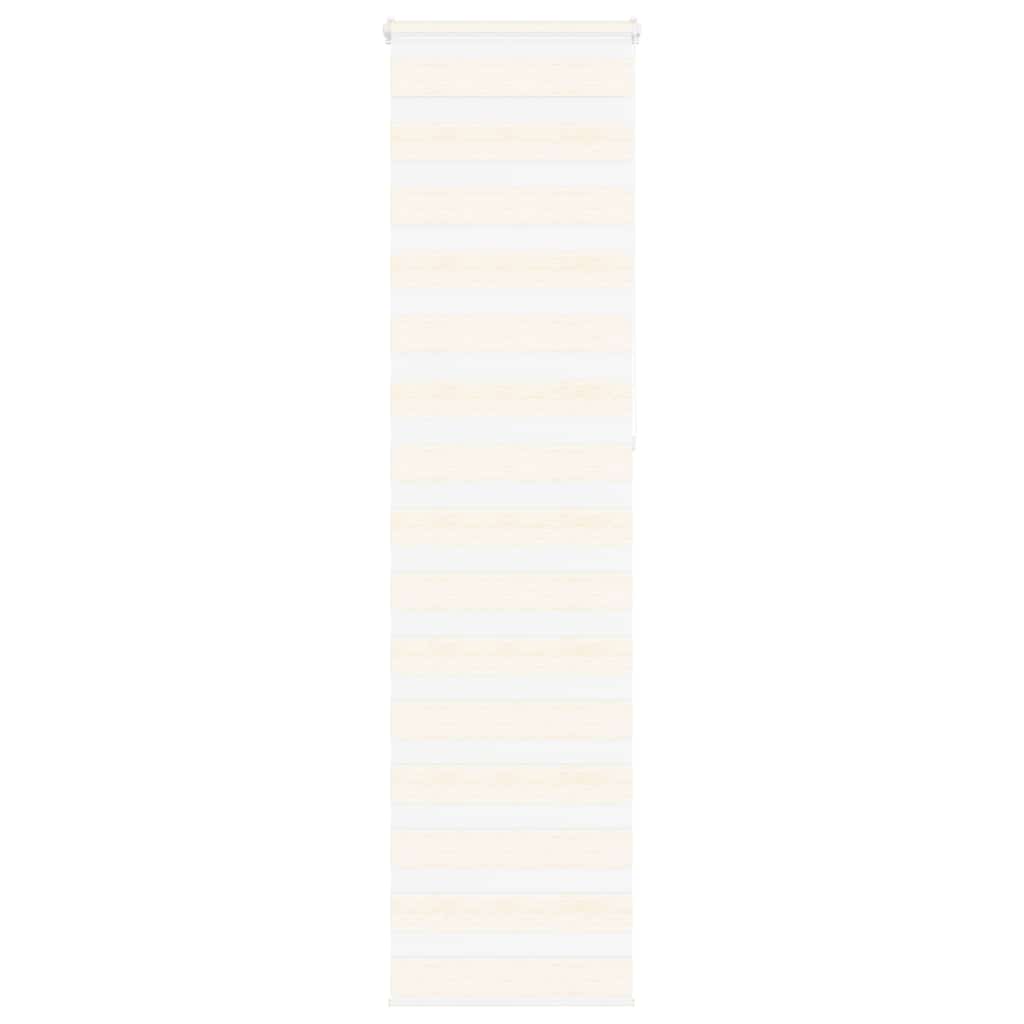 Vidaxl Zebra Roller Blind 60x230 cm Staubbreite Marmor Beige 55,9 cm