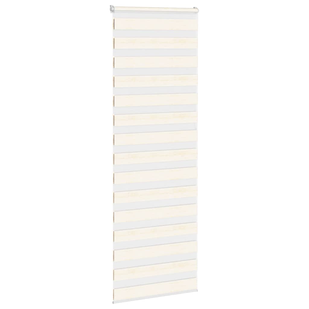 Vidaxl Zebra Roller Blind 70x230 cm Staubbreite 65,9 cm Marmerbeige