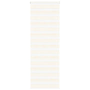 Vidaxl Zebra Blind 80x230 cm Staubbreite 75,9 cm Polyester Marmerbeige - afbeelding 1