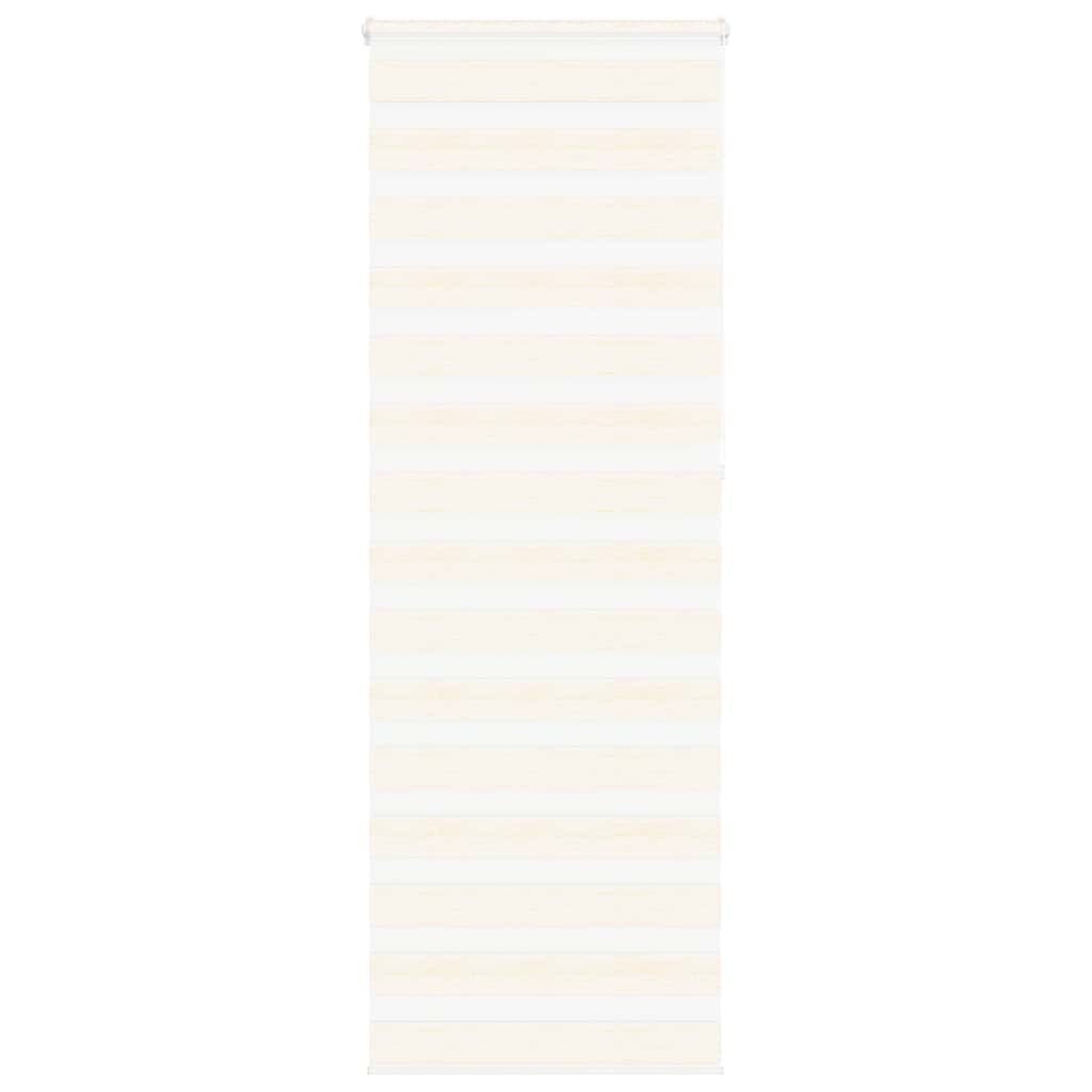 Vidaxl Zebra Roller Blind 85x230 cm Stoffbreite 80,9 cm Marmerbeige