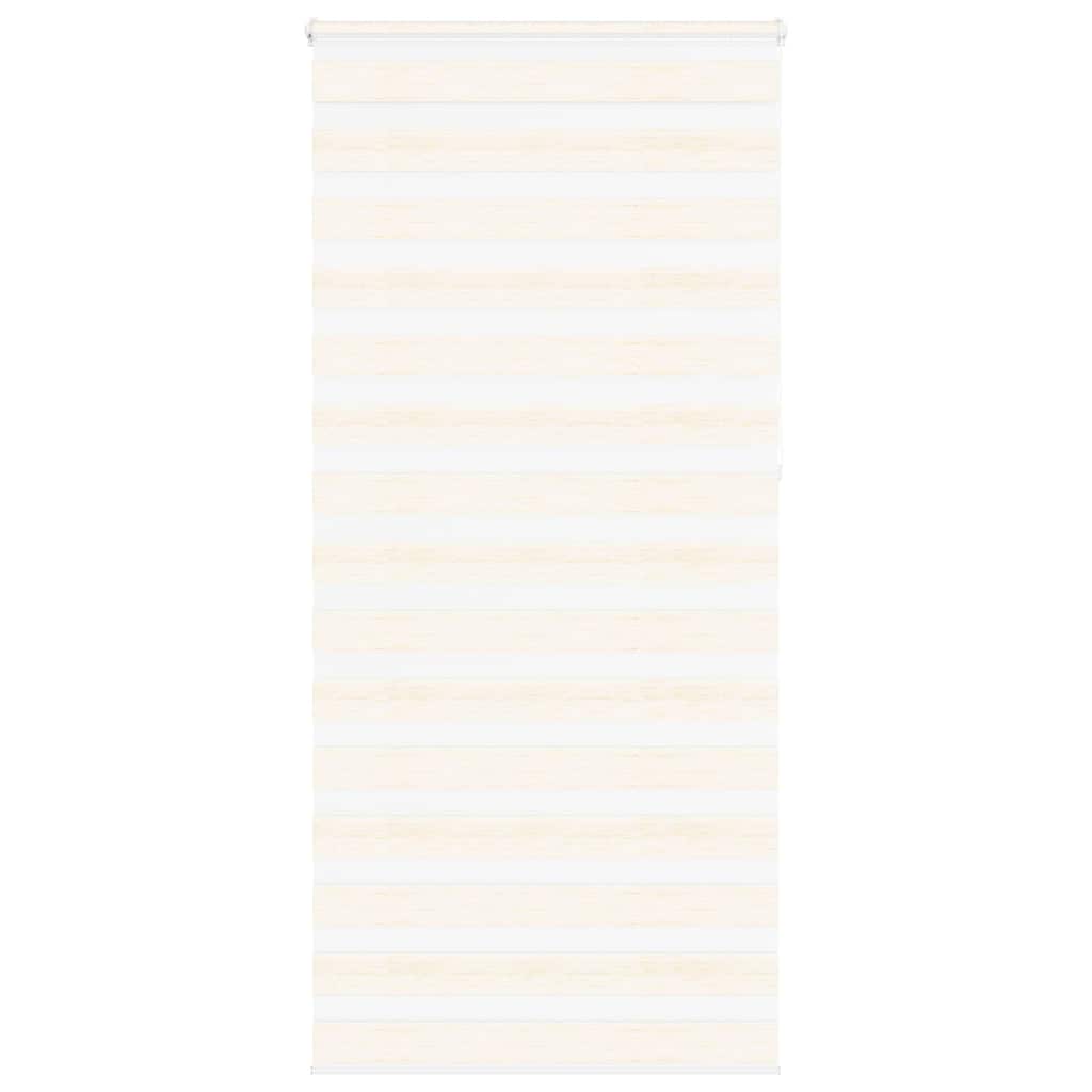 Vidaxl Zebra Roller Blind 95x230 cm Stoffbreite 90,9 cm Marmerbeige