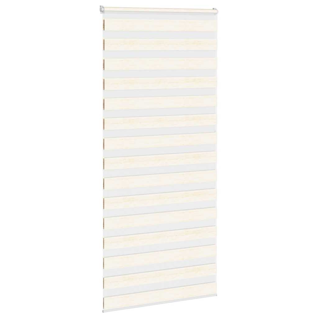 Vidaxl Zebra Blind 105x230 cm Staubbreite 100,9 cm Polyester MarbleBige