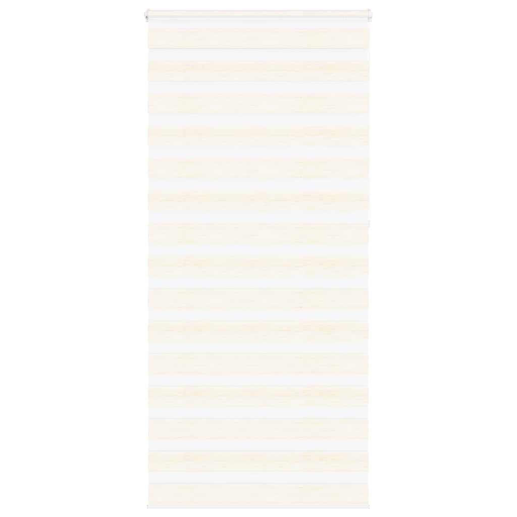 Vidaxl Zebra Roller Blind 110x230 cm Stoffbreite 105,9 cm Marmerbeige