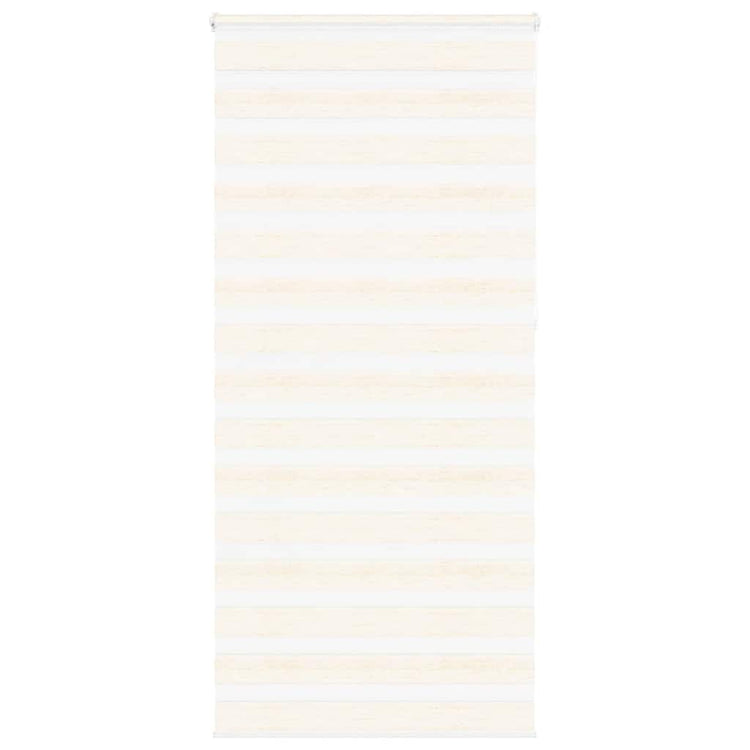 Vidaxl Zebra Roller Blind 115x230 cm Stoffbreite 110,9 cm Marmerbeige