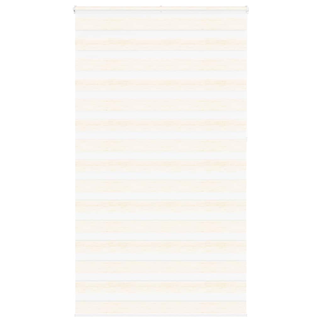 Vidaxl Zebra Blind 130x230 cm Staubbreite 125,9 cm Polyester MarbleBige