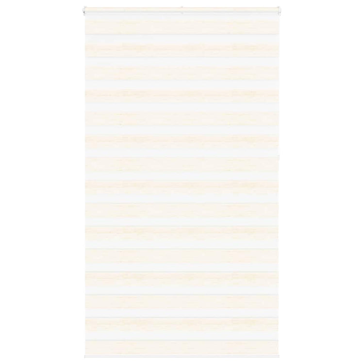 Vidaxl Zebra Blind 130x230 cm Staubbreite 125,9 cm Polyester MarbleBige