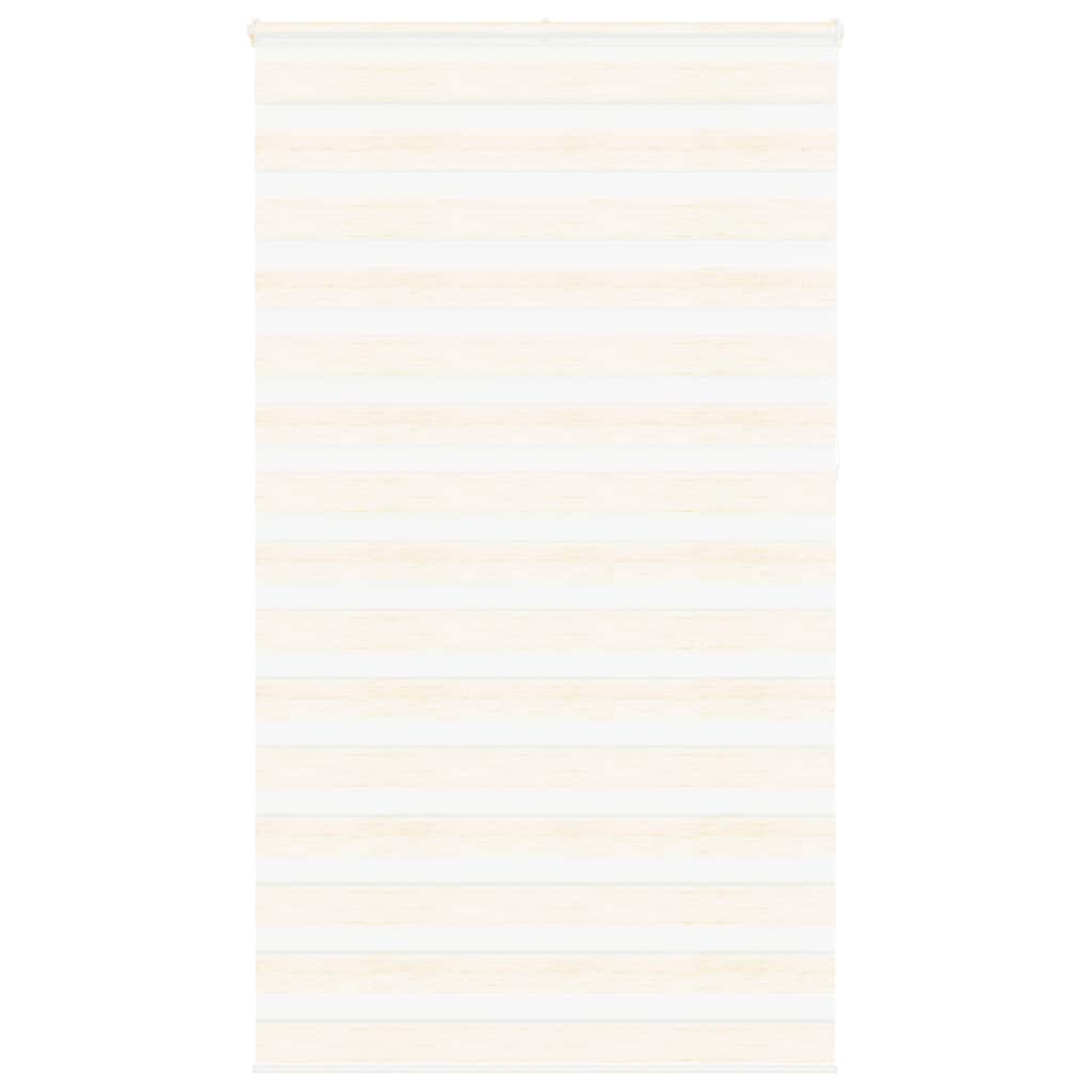 Vidaxl Zebra Roller Blind 135x230 cm Stoffbreite 130,9 cm Marmerbeige