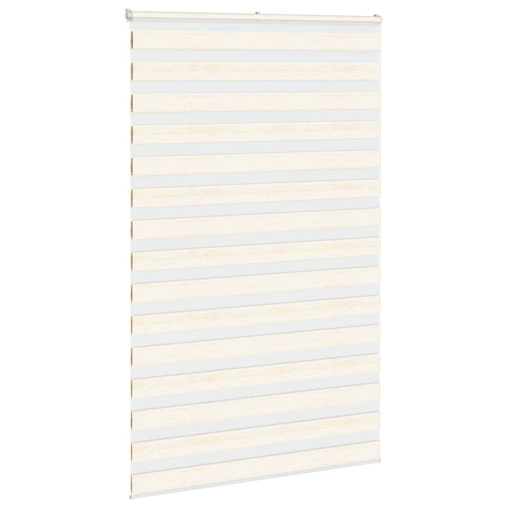 Vidaxl Zebra Blind 145x230 cm Staubbreite 140,9 cm Polyester MarbleBige