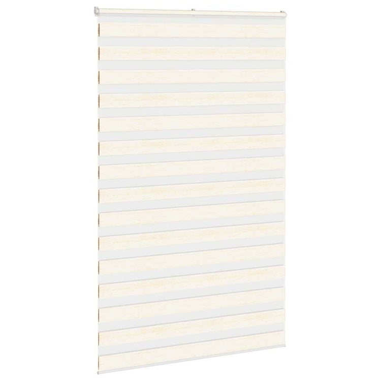 Vidaxl Zebra Roller Blind 150x230 cm Stoffbreite 145,9 cm Marmerbeige