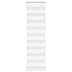 Vidaxl Zebra Roller Blind 50x100 cm Staubbreite 45,9 cm Polyester weiß