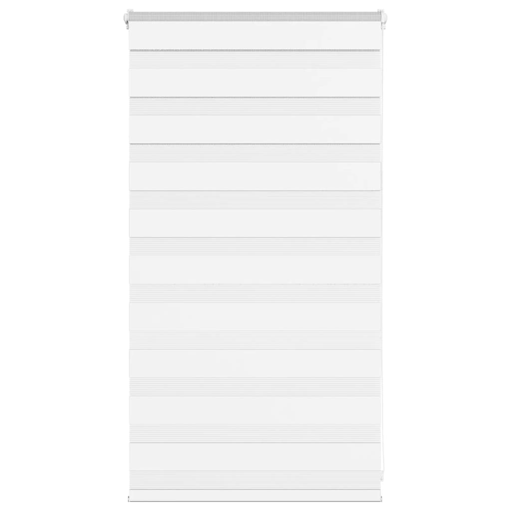 VidaXL Zebrarollo 70x100 cm Stoffbreite 65,9 cm Polyester weiß