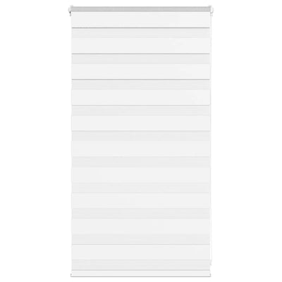 VidaXL Zebrarollo 70x100 cm Stoffbreite 65,9 cm Polyester weiß