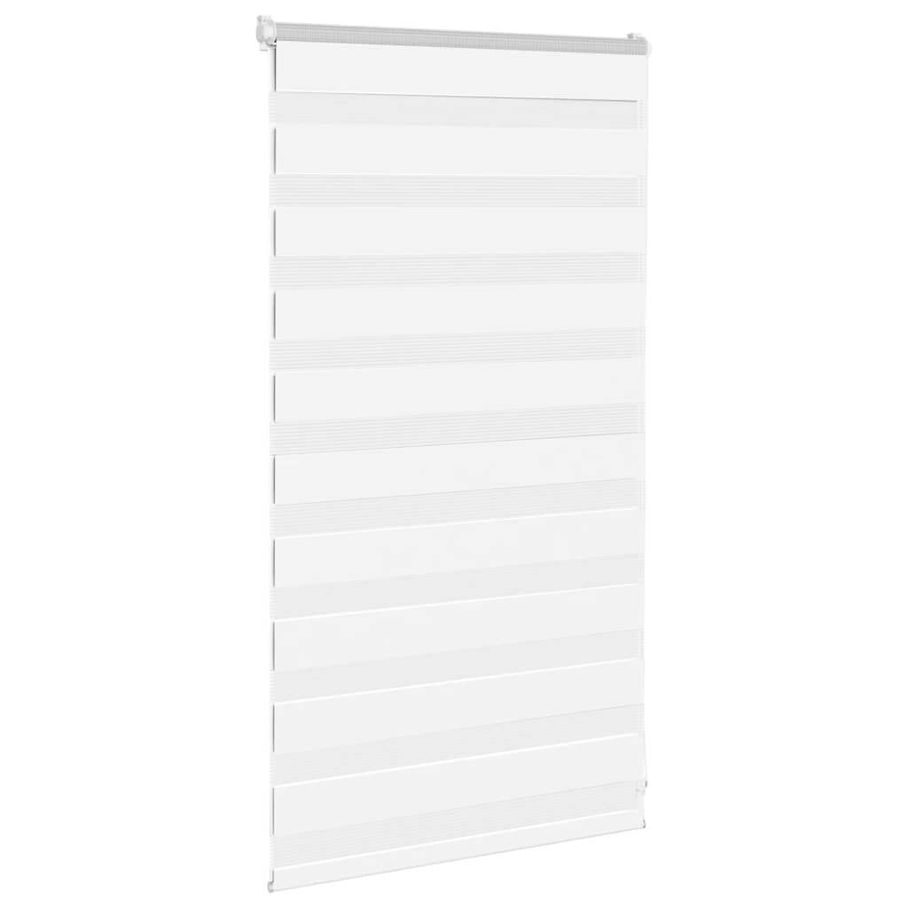 VidaXL Zebrarollo 70x100 cm Stoffbreite 65,9 cm Polyester weiß