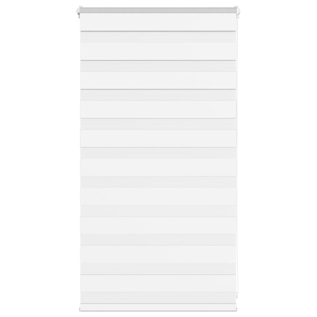 VidaXL Zebrarollo 75x100 cm Stoffbreite 70,9 cm Polyester weiß