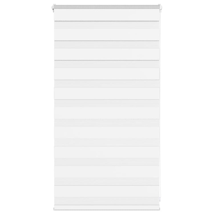 VidaXL Zebrarollo 75x100 cm Stoffbreite 70,9 cm Polyester weiß