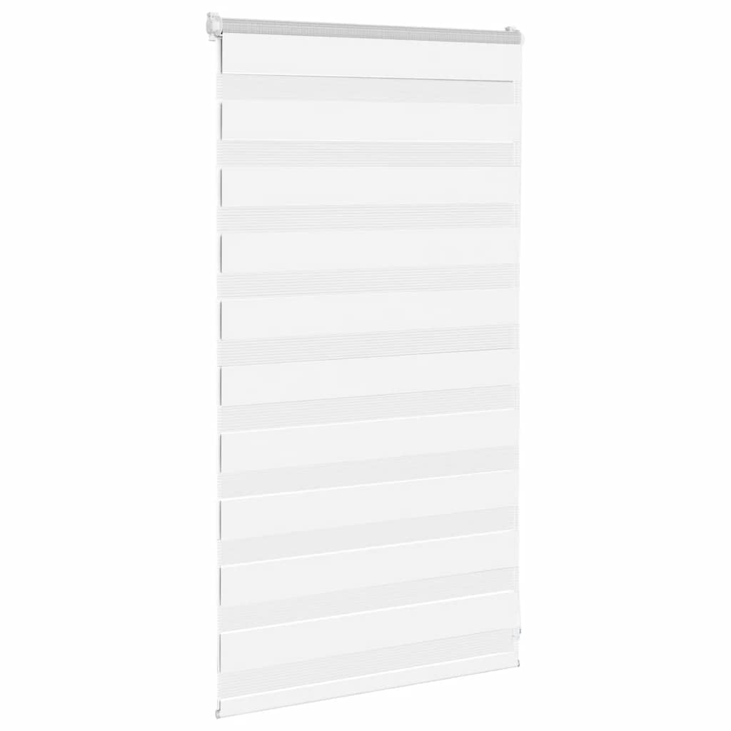 VidaXL Zebrarollo 75x100 cm Stoffbreite 70,9 cm Polyester weiß