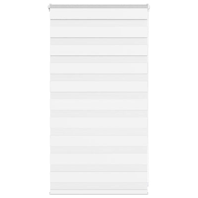 VidaXL Zebrarollo 80x100 cm Stoffbreite 75,9 cm Polyester weiß