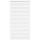VidaXL Zebrarollo 80x100 cm Stoffbreite 75,9 cm Polyester weiß