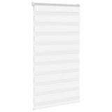 VidaXL Zebrarollo 80x100 cm Stoffbreite 75,9 cm Polyester weiß - afbeelding 3