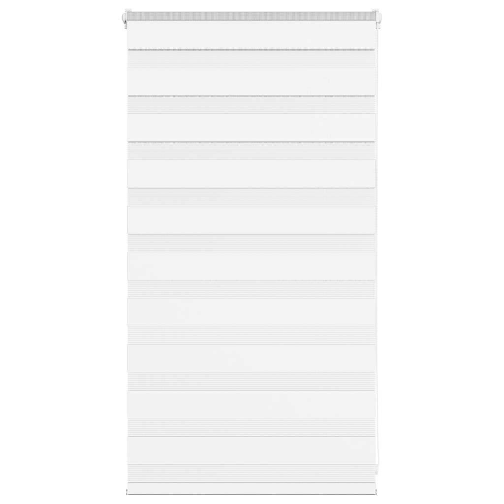 VidaXL Zebrarollo 85x100 cm Stoffbreite 80,9 cm Polyester weiß