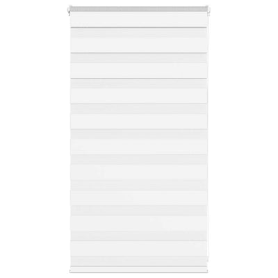 VidaXL Zebrarollo 85x100 cm Stoffbreite 80,9 cm Polyester weiß