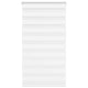 VidaXL Zebrarollo 85x100 cm Stoffbreite 80,9 cm Polyester weiß