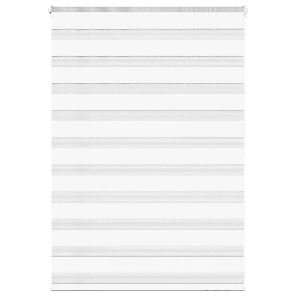 VidaXL Zebrarollo 95x100 cm Stoffbreite 90,9 cm Polyester weiß
