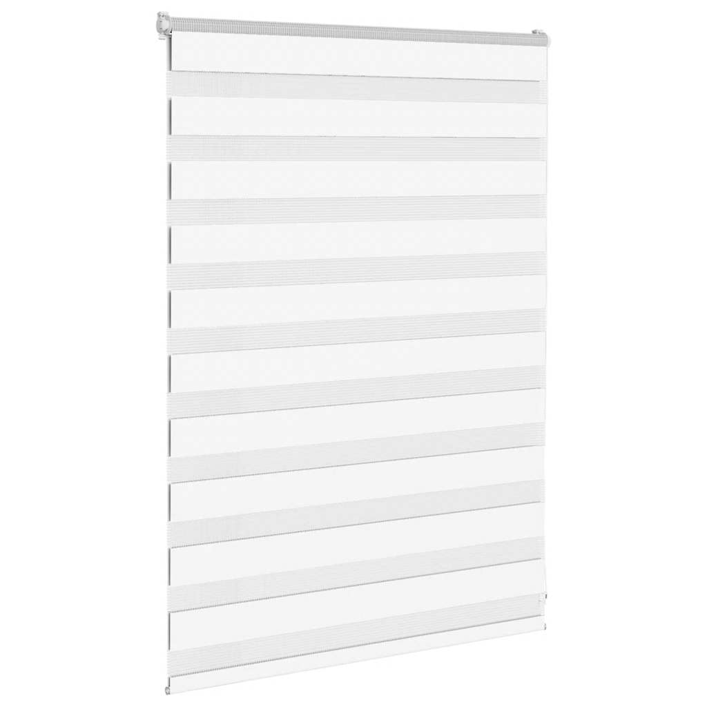 VidaXL Zebrarollo 95x100 cm Stoffbreite 90,9 cm Polyester weiß