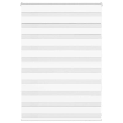 VidaXL Zebrarollo 110x100 cm Stoffbreite 105,9 cm Polyester weiß