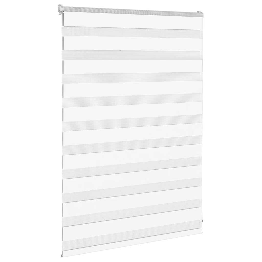VidaXL Zebrarollo 110x100 cm Stoffbreite 105,9 cm Polyester weiß
