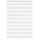 VidaXL Zebrarollo 115x100 cm Stoffbreite 110,9 cm Polyester weiß