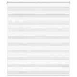 VidaXL Zebrarollo 120x100 cm Stoffbreite 115,9 cm Polyester weiß - afbeelding 2